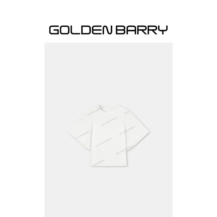GOLDENBARRY廓形蝙蝠袖T恤宽松圆领上衣206397