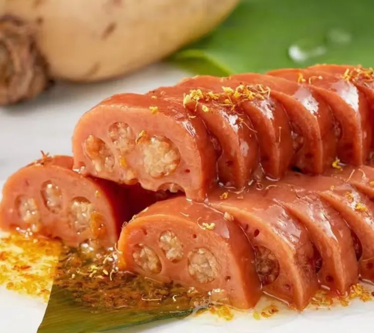 扬州特产小吃桂花糯米藕400克-1200克香糯莲藕密封袋装量大优惠商品图