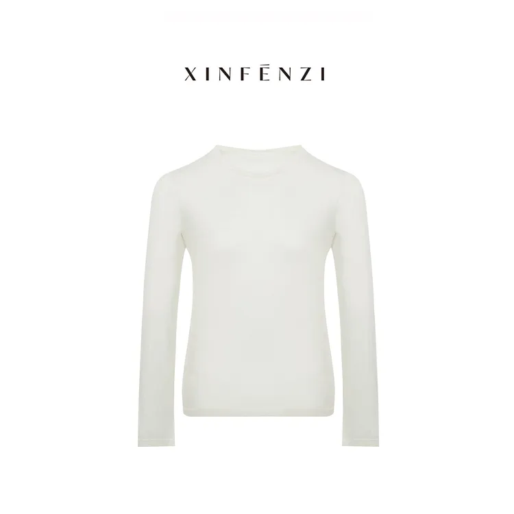 【觅光里】XINFENZI 三醋酸羊毛圆领套头毛衣 51426