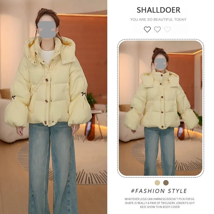 时尚潮流高级感棉服女2025冬季韩系保暖设计感小众洋气显瘦衣服