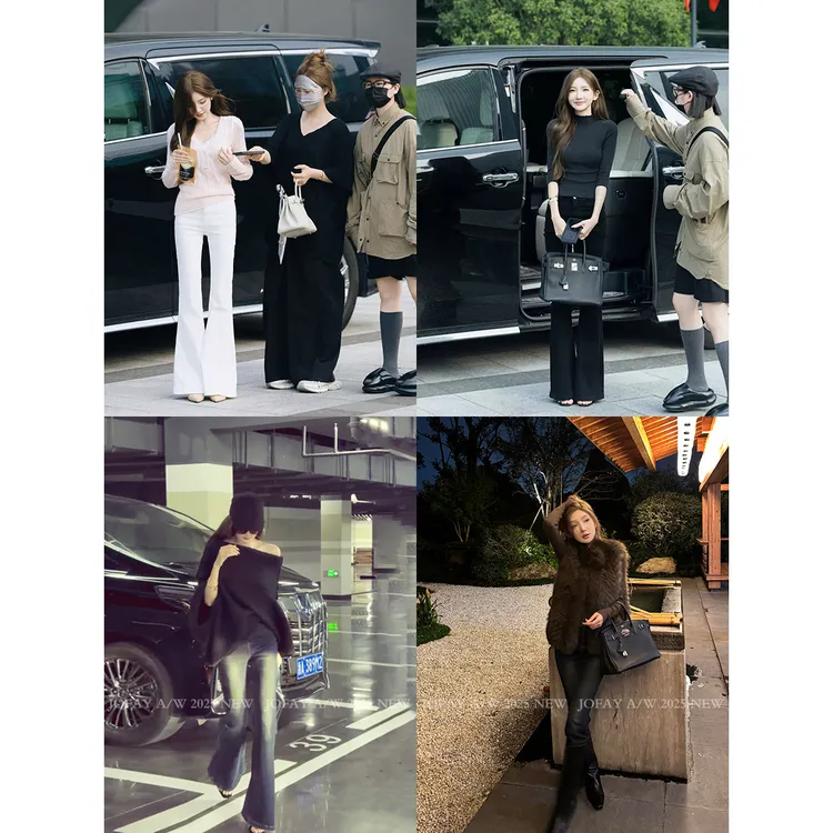 【ChasingLight】|许妍丰臀神裤|紧身喇叭裤 精致美女K1717