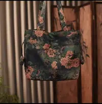 【枫叶花 大挎包】香云花萝包女大包抽绳设计手工花苞39*32单肩包
