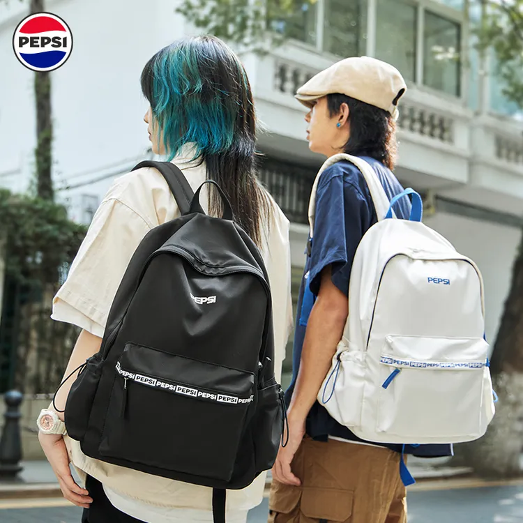 Pepsi/百事大容量双肩包休闲运动百搭男女学生书包旅行电脑背包
