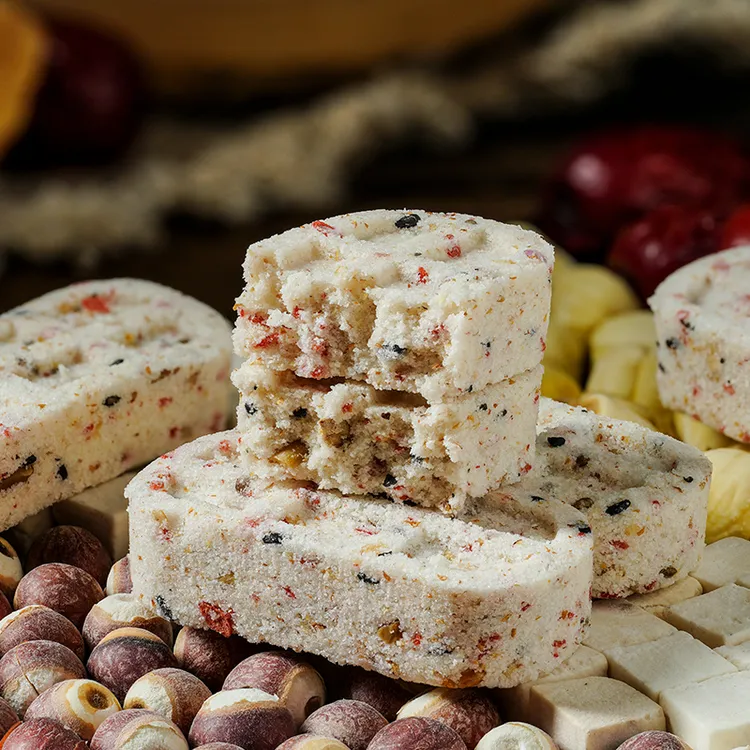 红枣山药茯苓八珍糕手工制作无添加营养均衡老少皆宜早餐代餐好吃