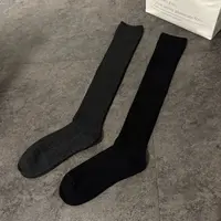 【思含】秋季新款简约纯色小腿袜