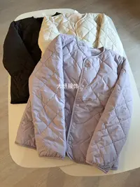 加厚菱格棉服。两面可穿！简约保暖加绒显瘦上衣356