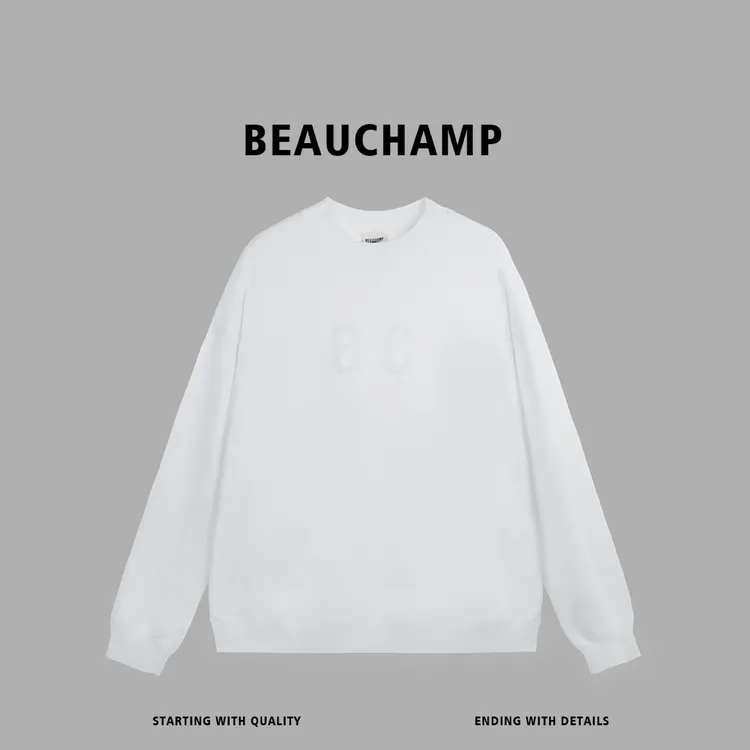 Beau champ品牌 男款基础款秋冬保暖圆领插肩纯色打底毛衣 7005#