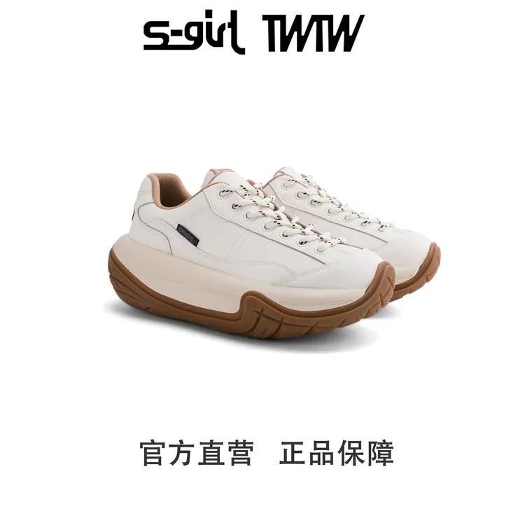 SGIRL TWTW超厚底老爹鞋网红新款小个子增高松糕鞋轮胎鞋J036-1C商品图