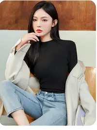 玫瑰精油亲肤百搭打底衫