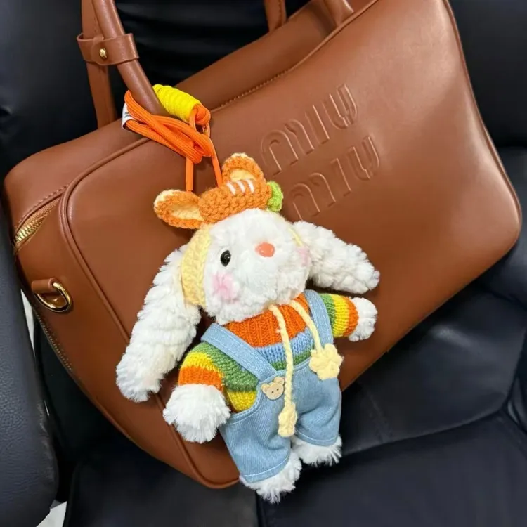 【801~840】垂耳兔可爱穿搭玩偶女生包包挂饰