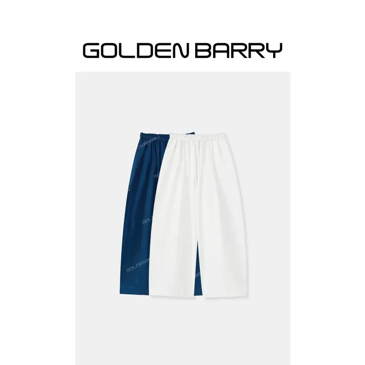 GOLDENBARRY「芝士海盐」户外百搭松弛感舒适宽松休闲裤GB060708017