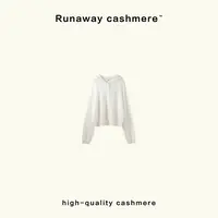 【RUNAWAY】慵懒感连帽针织开衫