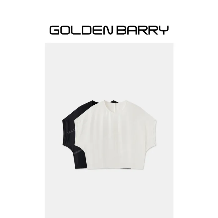 GOLDENBARRY时尚百搭设计师款连袖上衣206396