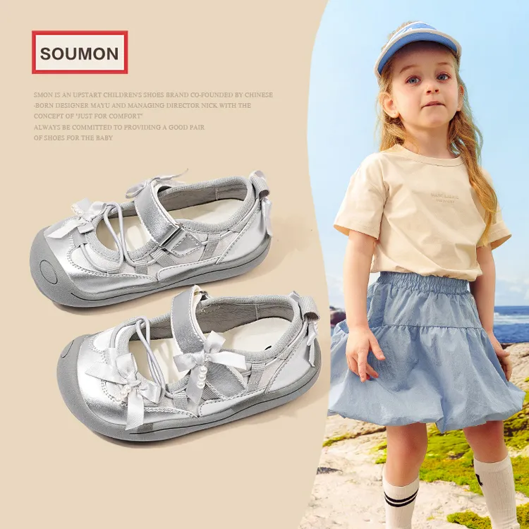 特价儿童运动鞋女童春季女孩软底公主鞋蝴蝶结单鞋女小童芭蕾舞鞋