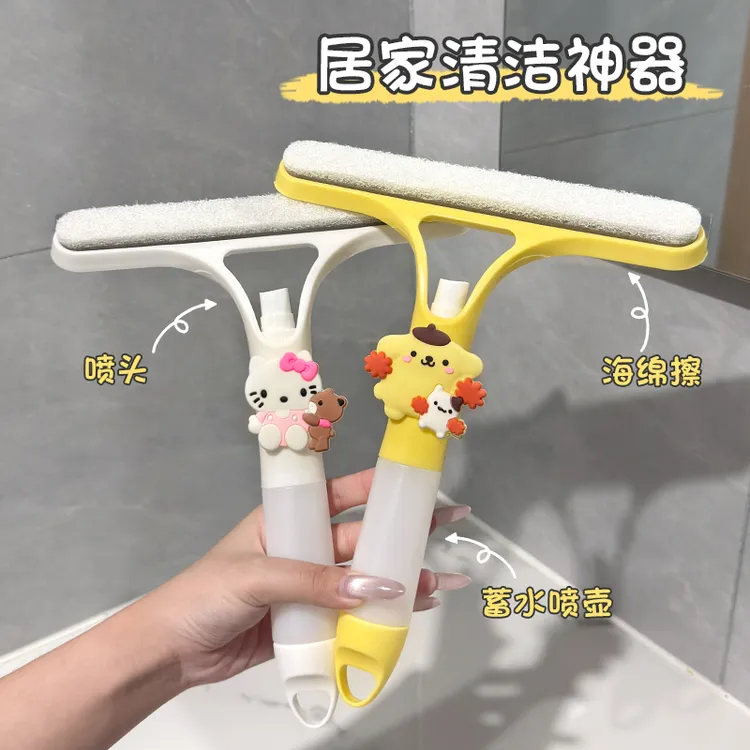 卡通可爱玻璃刮水器免拆洗保洁专用工具洗手台面三合一刮玻璃神器