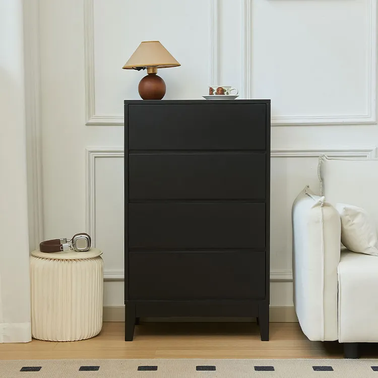 实木八斗柜轻奢卧室网红储物柜简约客厅餐边柜主卧床尾抽屉收纳柜