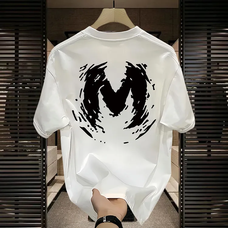 赫库森100%纯棉宽松重磅小众夏季卡通印花短袖T恤ins高街潮牌上衣