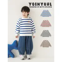 YOEHYAUL/幼悠冬一波 男童百搭不过时抗起球纤绒纱圆领毛衣 N6953