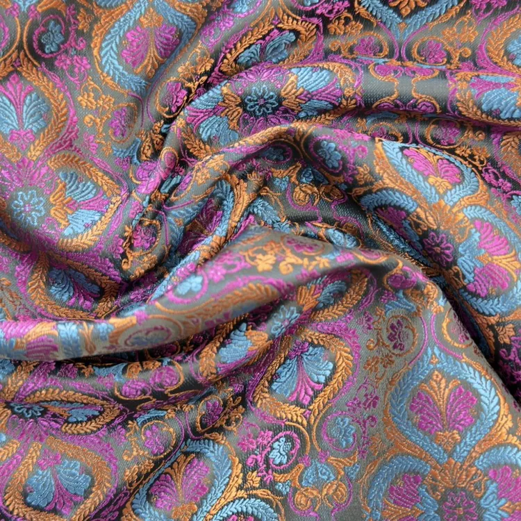 大唐盛世盛世繁华纹织提花民族风手作发夹包包葫芦发圈布料面料