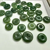 约17-20mm和田玉碧玉平安扣多样性发一