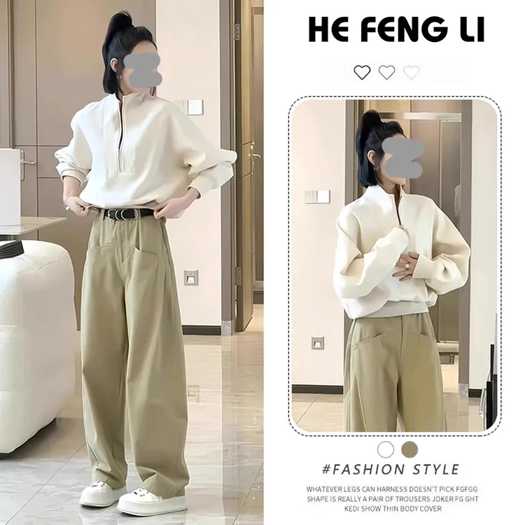 秋装搭配一整套时尚秋季新款女装套装小个子穿搭胖mm大码女装两件