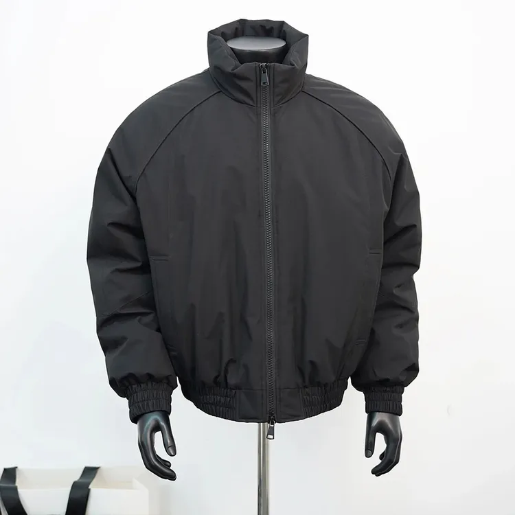 【高品质】双拉链美式三防立领棉服男夹克冬季骑兵棉衣宽松保暖外套