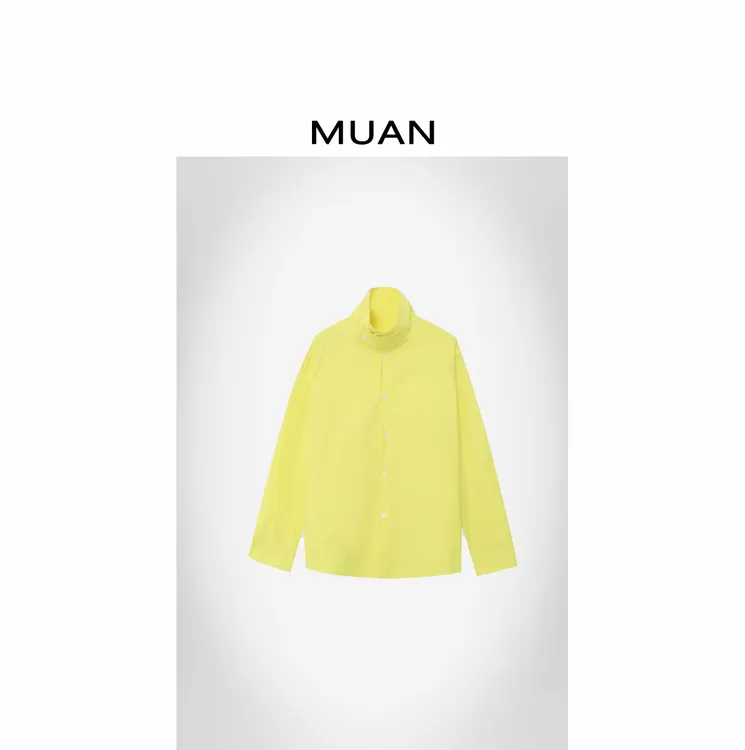 木岸MUAN：《麦恩莉衬衫》定制宽松简约百搭衬衫上衣外套女JD-8216