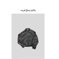 HZ-定制卡色加厚休闲皮衣外套