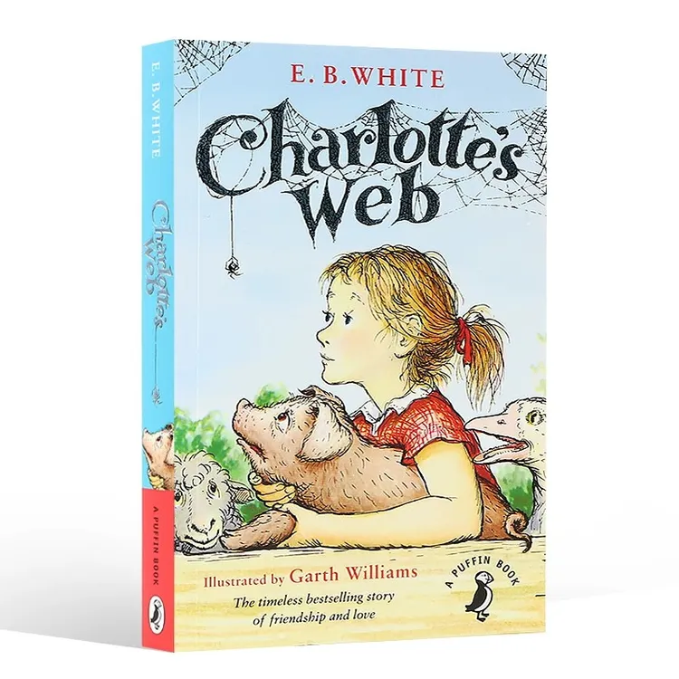 进口原版 夏洛特的网Charlotte's web纽伯瑞奖小说课外书EBWhiteH