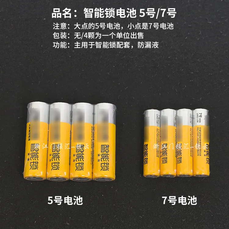  电池配件指纹锁室内木门防盗门锁遥控器用小号
