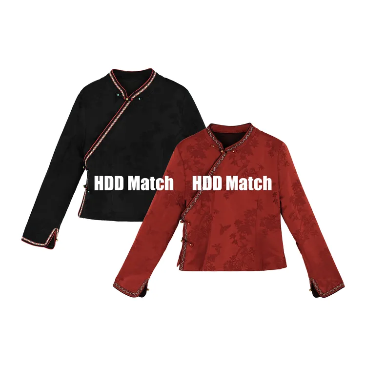 HDD- "如 意" 女款国风中式小众气质夹棉外套 Y1183 