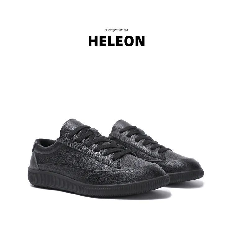 HELEON【意大利真皮】男款开车休闲鞋德训鞋男士轻盈舒适板鞋运动鞋