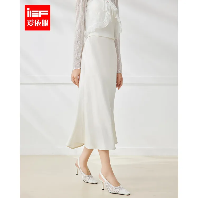 IEF/爱依服半身裙2025夏季新款南法式成熟优雅风气质感百搭单裙