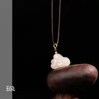 粉玉兔|和田玉*项链*18K金镶嵌CCB25092301多样性发其一（Y）