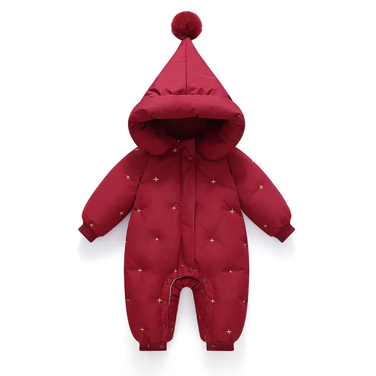 巴拉巴拉男孩女孩2025男宝女宝婴儿羽绒服连体衣婴幼儿爬服加厚新
