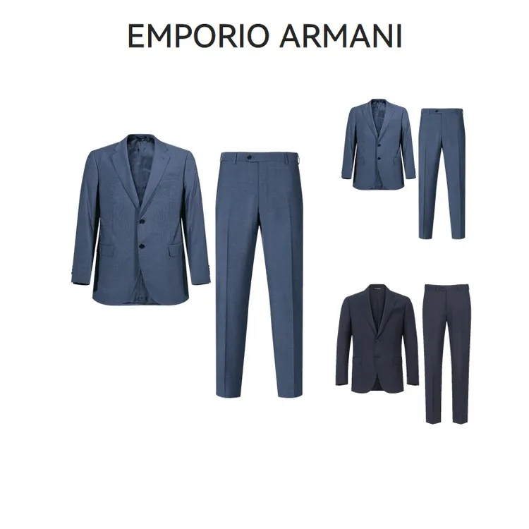 未使用 EMPORIO ARMANI/安普里奥·阿玛尼 男士西服套装EM000030