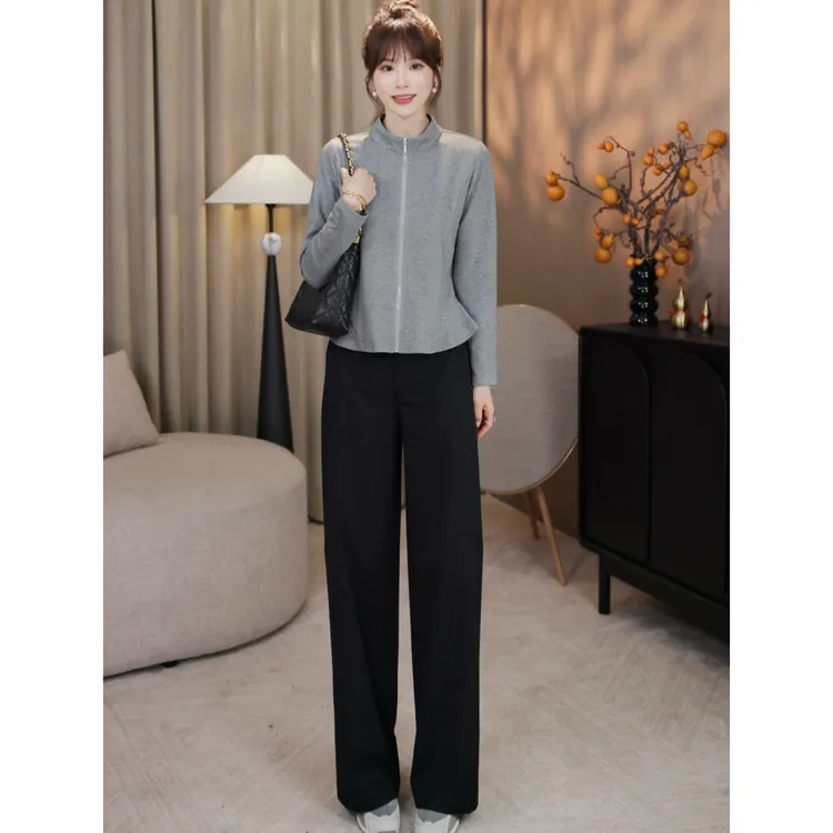 LMENY“素颜裤”梨形身材BI入！小个子/常规遮胯显瘦休闲裤25CK017