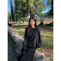 张贝贝 Lazy松弛系 软糯爽滑毛绒感休闲套装