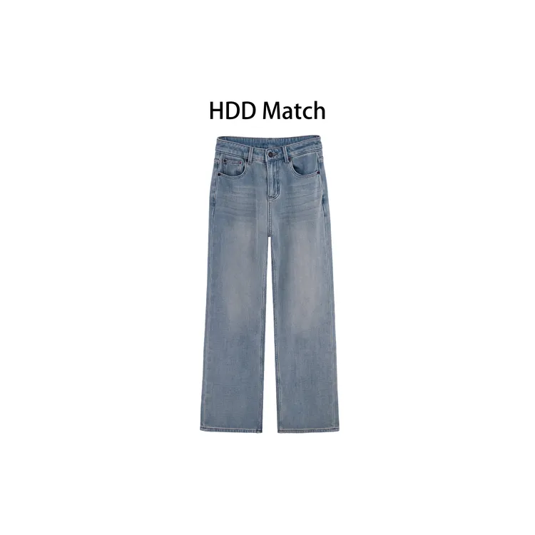 HDD- "牛仔轮廓" 棉 秋冬女款显瘦长腿磨毛土耳其牛仔裤 Y9134