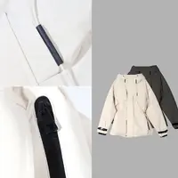 凯特丝蓓1103#中款收腰工装冲锋衣羽绒服女冬季新款加厚派克外套