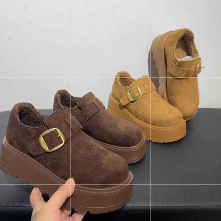 慧慧家洋气舒服六公分博肯鞋