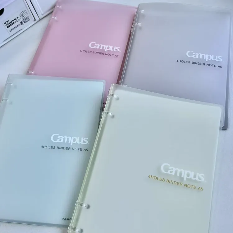 kokuyo国誉四孔活页本b5可拆卸轻薄大容量学生用笔记本子不易硌手