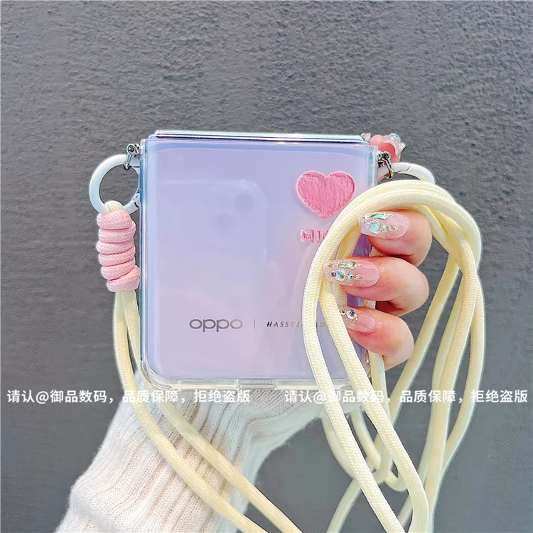 （OPPOfindN2flip系列）折叠五金挂扣壳适用OPPOfindN2flip手机壳潮