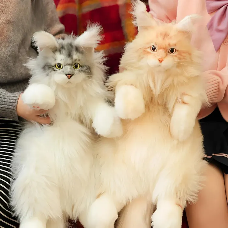 【缅因】正版仿真猫咪背包缅因猫毛绒公仔可爱玩偶生日礼物送朋友