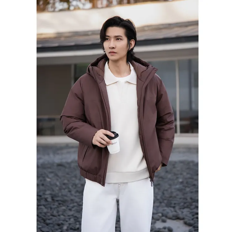 ALLMW机能老钱风情侣款鹅绒服短款羽绒服5223