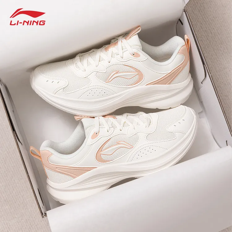 李宁轻风v2女款跑步鞋2025秋季舒适减震跑鞋网面透气轻便运动鞋