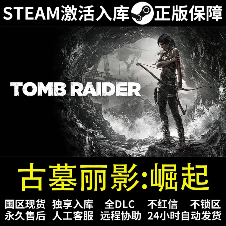 古墓丽影:崛起 steam 正版 激活码 入库 全DCL