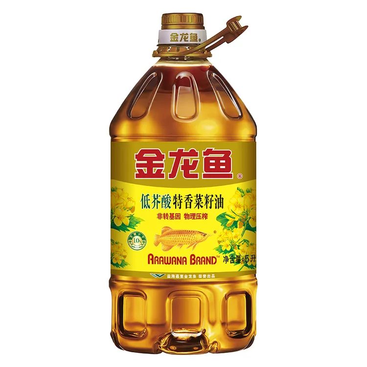 【金龙鱼】特香低芥酸菜籽油5L×1瓶