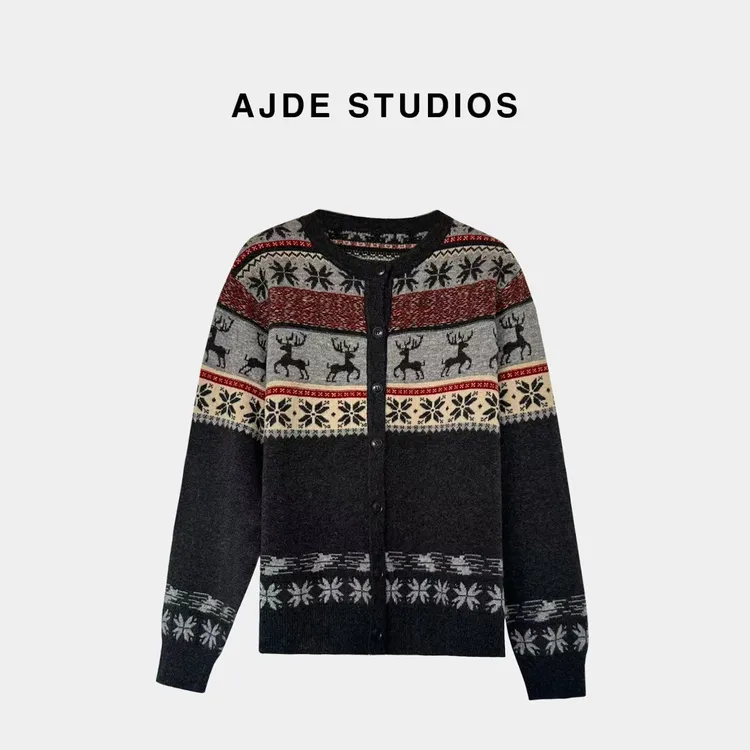 AJDE｜麋鹿雪踪毛衣01