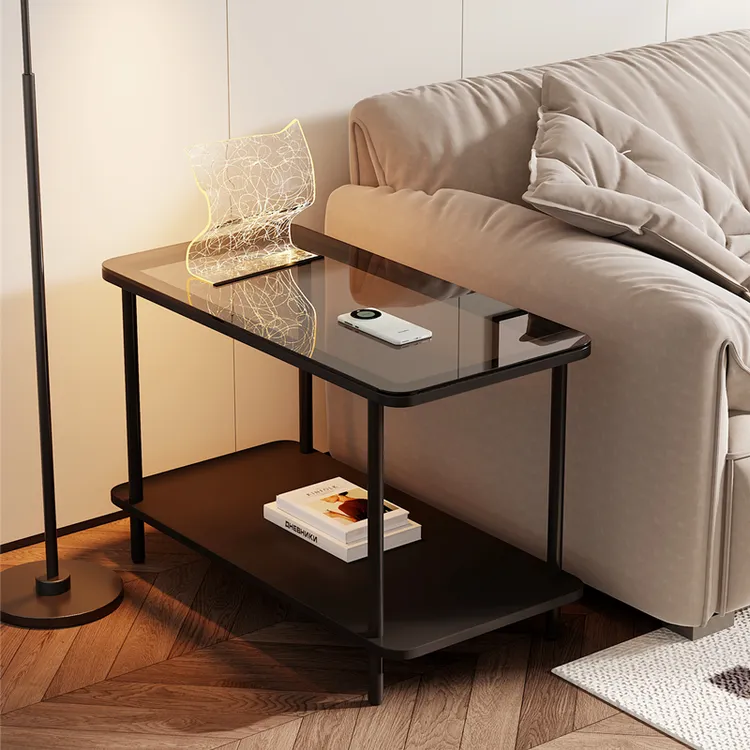 沙发方形边几家用客厅茶几小桌子角几双层茶桌方几夹缝沙发侧边柜